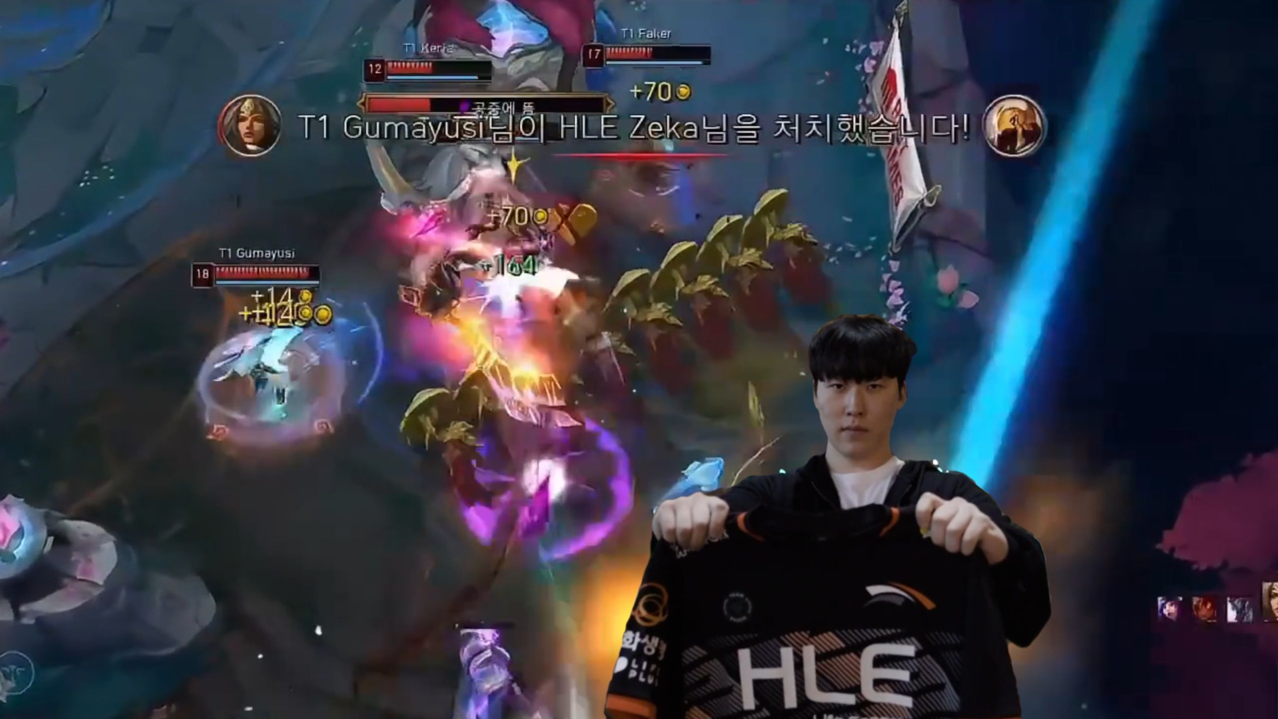 HLE绝杀RNG，Gumayusi打出惊人五杀入围赛3:0（洛杉矶）