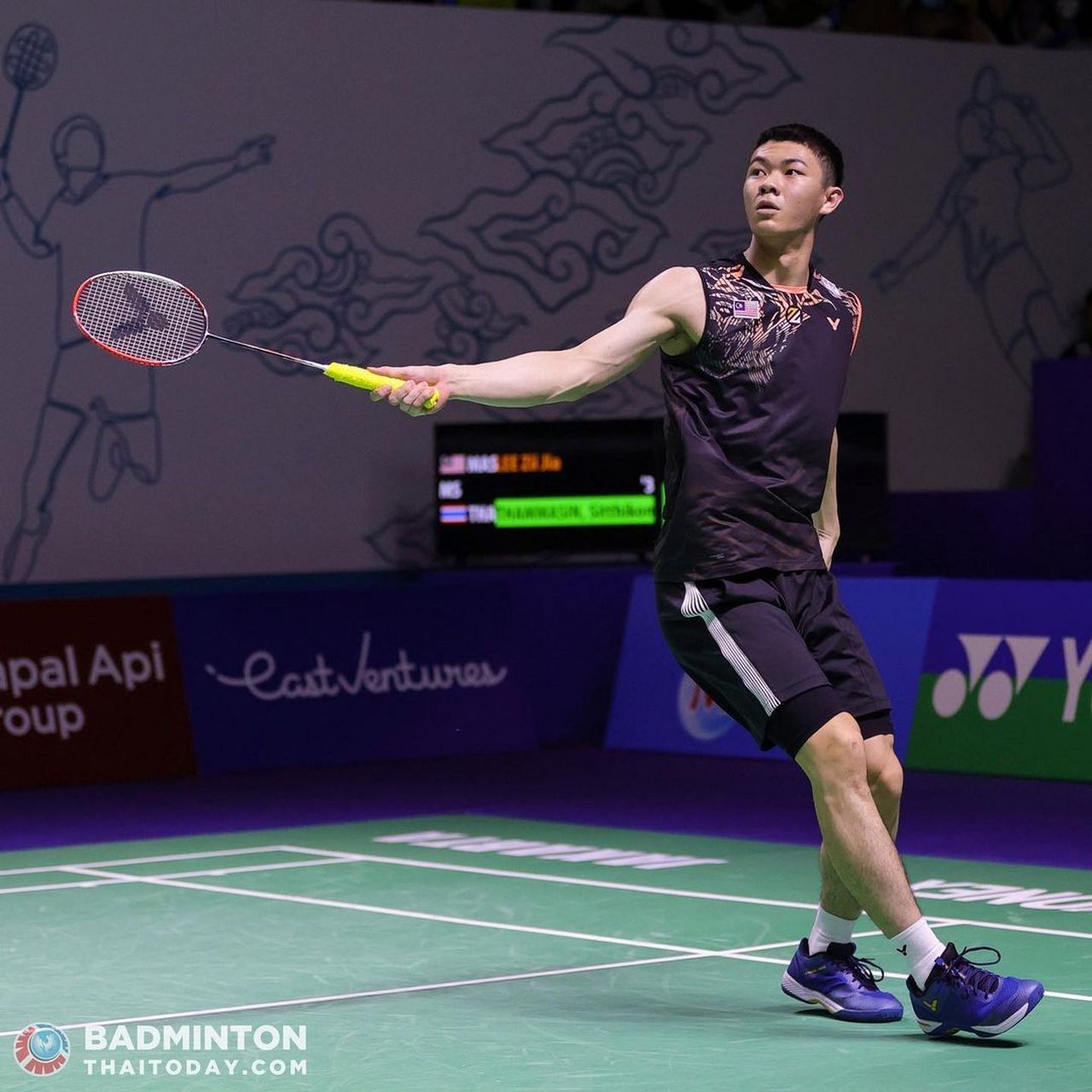 中国队横扫印尼队，李梓嘉点燃赛场